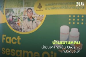 บ้านเขาแหลม น้ำมันงาสกัดเย็น Organic แก้ปวดข้อเข่า